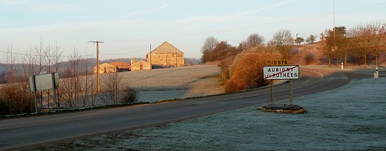 Gelée blanche à Aubigny-les-Pothées Aubigny-les-Pothées