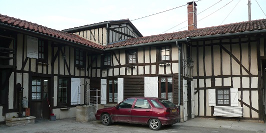 Cour intérieure de la chambre d'hôtes