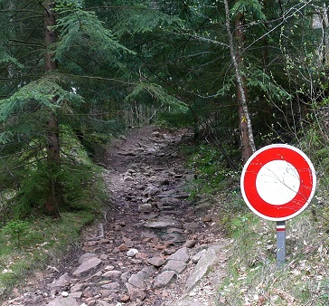 Un thalweg qui monte raide