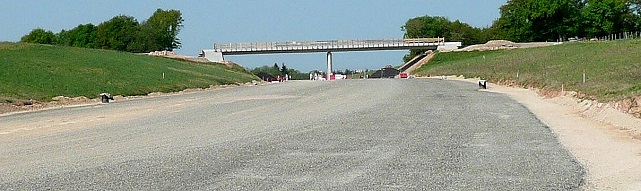 Chantier de l'autoroute