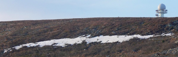 Reste de neige près de Pierre-sur-Haute