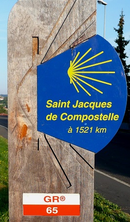 Panneau en bas de la montée