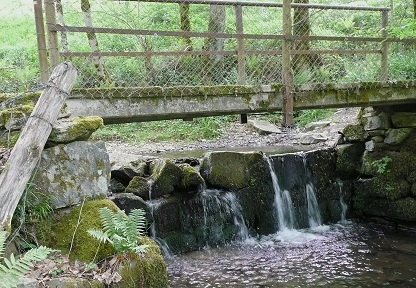 Une passerelle sur le Cancels