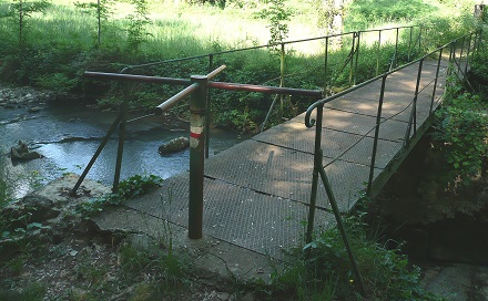 Passerelle sur l'Ouysse