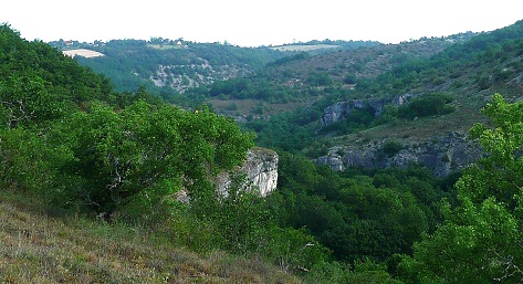 Les gorges de l'Alzou