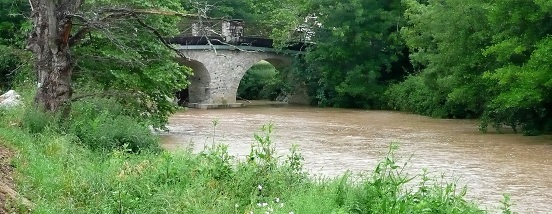 Le pont sur la Bidouze