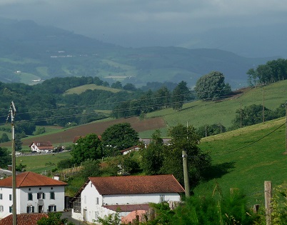 Les Pyrénées, vues à partir de Gamarthe