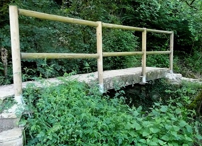 Passerelle à hauteur de Zubiri