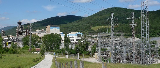 L'usine de magnésie de Zubiri