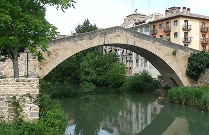 Le pont de la Cárcel à Estella