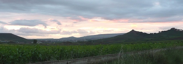 Lever de soleil près de l'arroyo de  Valdecañas