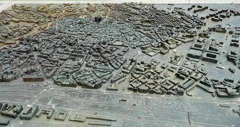 Maquette de la ville de León