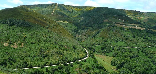 Les monts cantabriques après la Faba