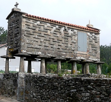 Un horreo à San Roque